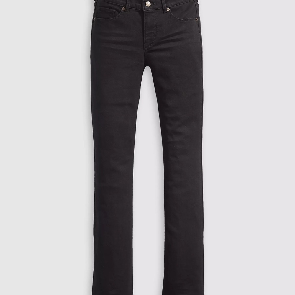 Black Boot-Cut Levi’s Jeans